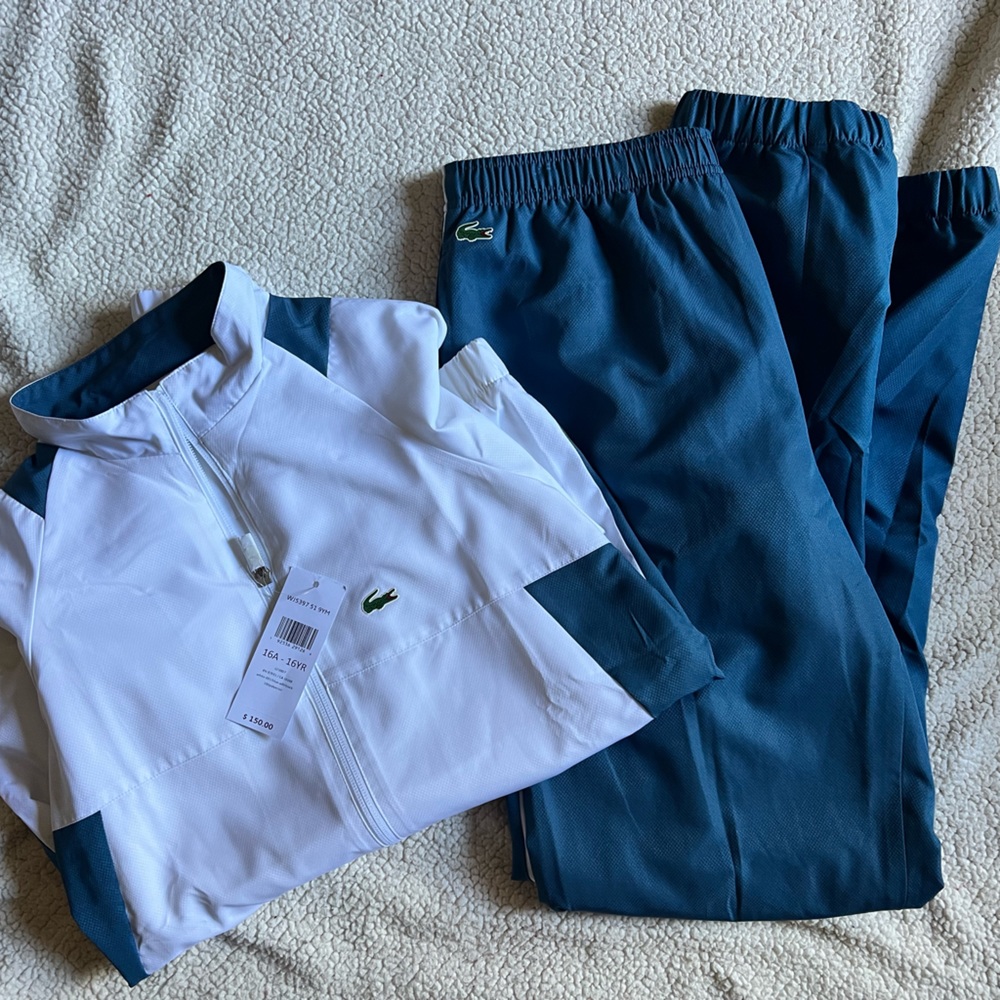 Lacoste youth track suit